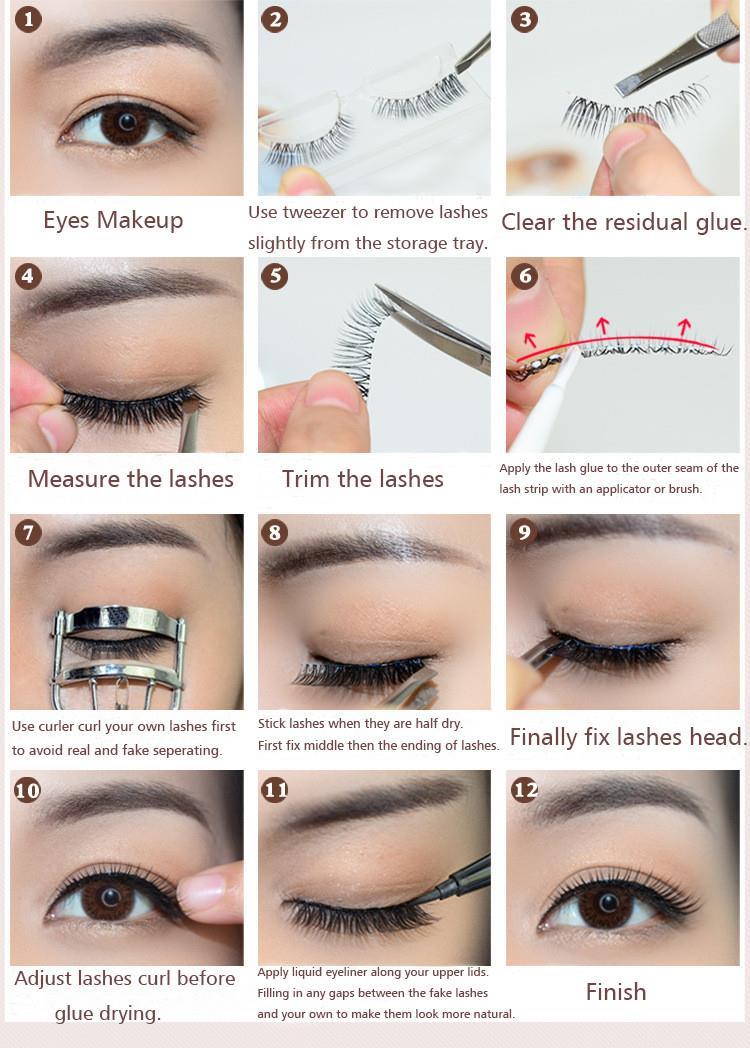 tips for applying myfeel false eyelashes