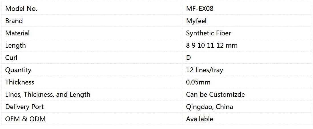 MYFEEL 3D MINK LASHES EXTENSIONS