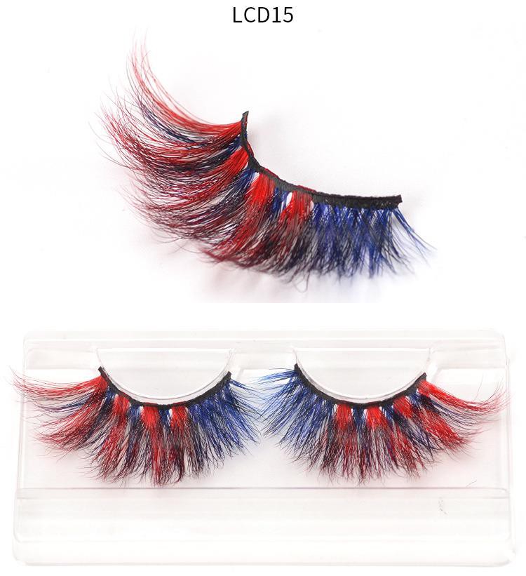25mm Colorful Mink Lashes (2)