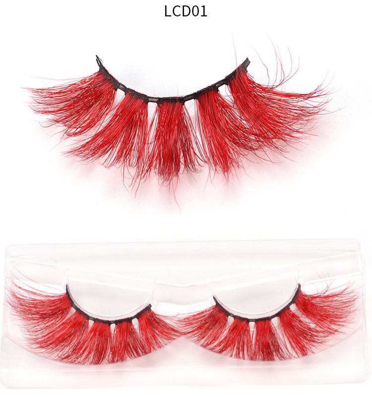 25mm Colorful Mink Lashes (1)