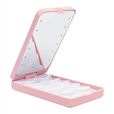 5 جفت جعبه مژه LED با آینه